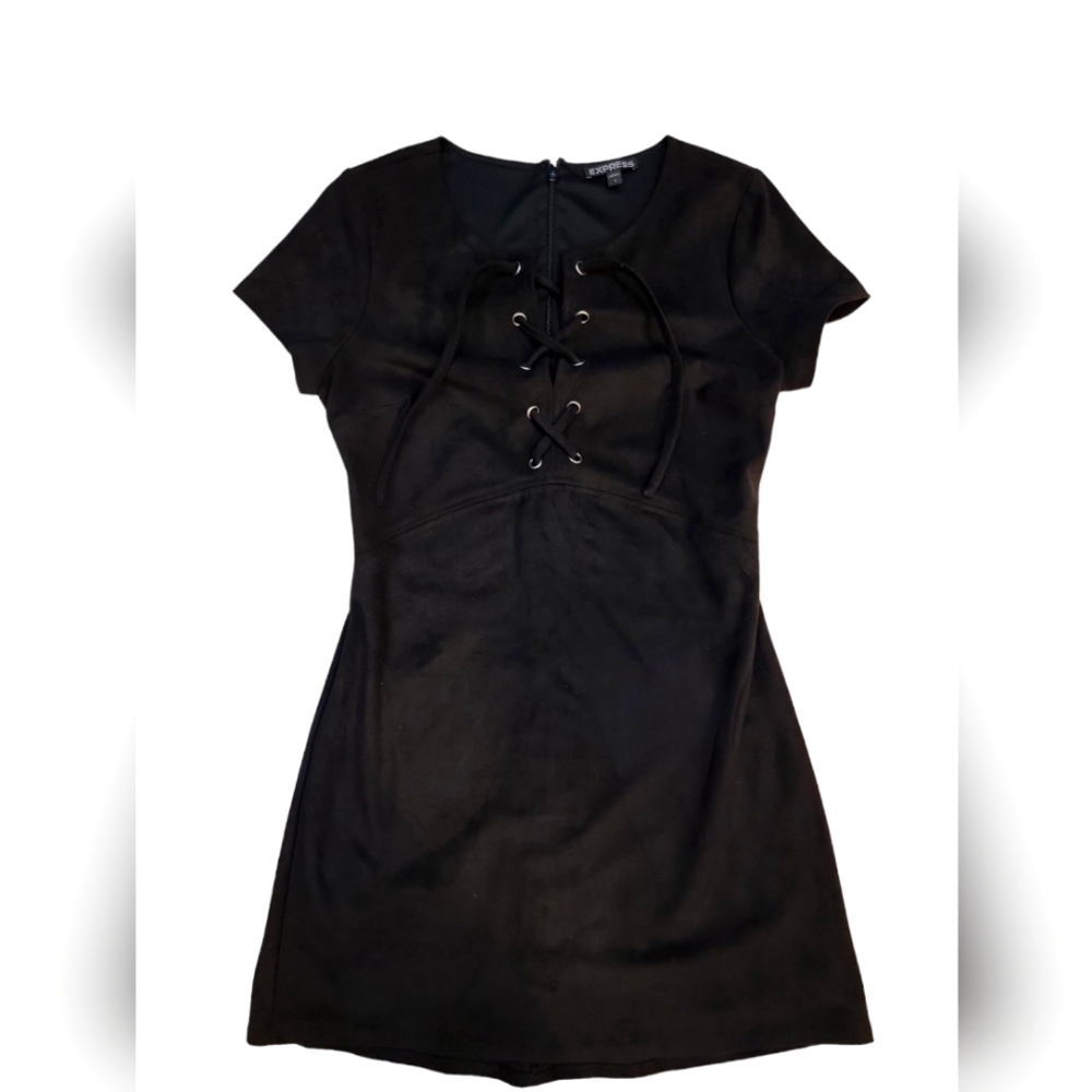 Black mini dress